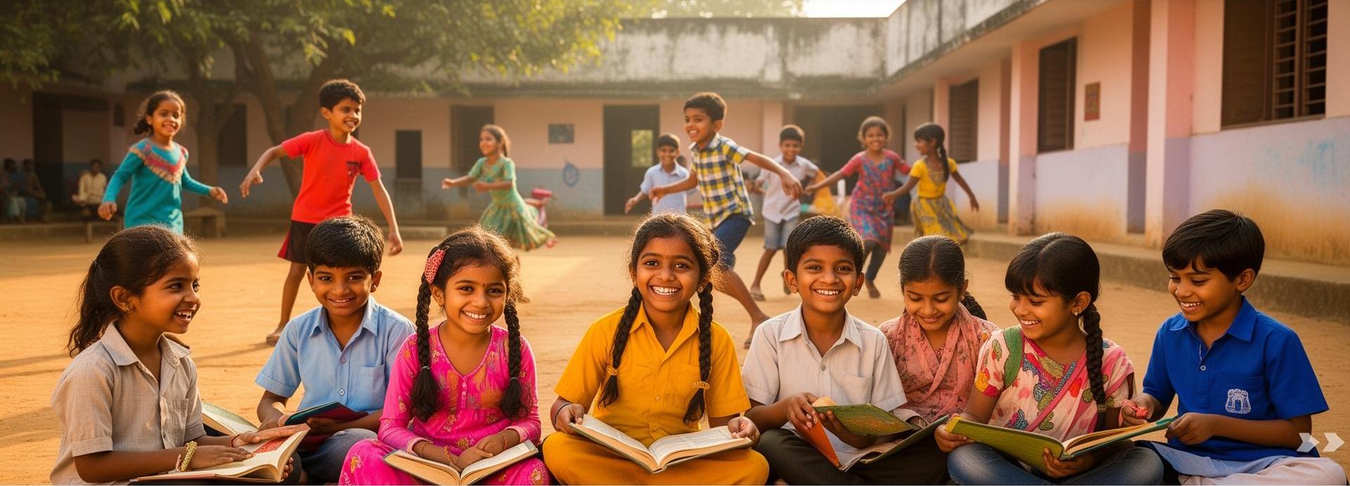 Children learning together